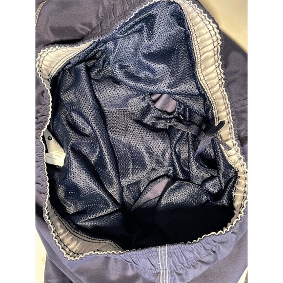 Nike swim trunks shorts mens medium 31 x 7 drawstrings blue - Picture 7 of 9